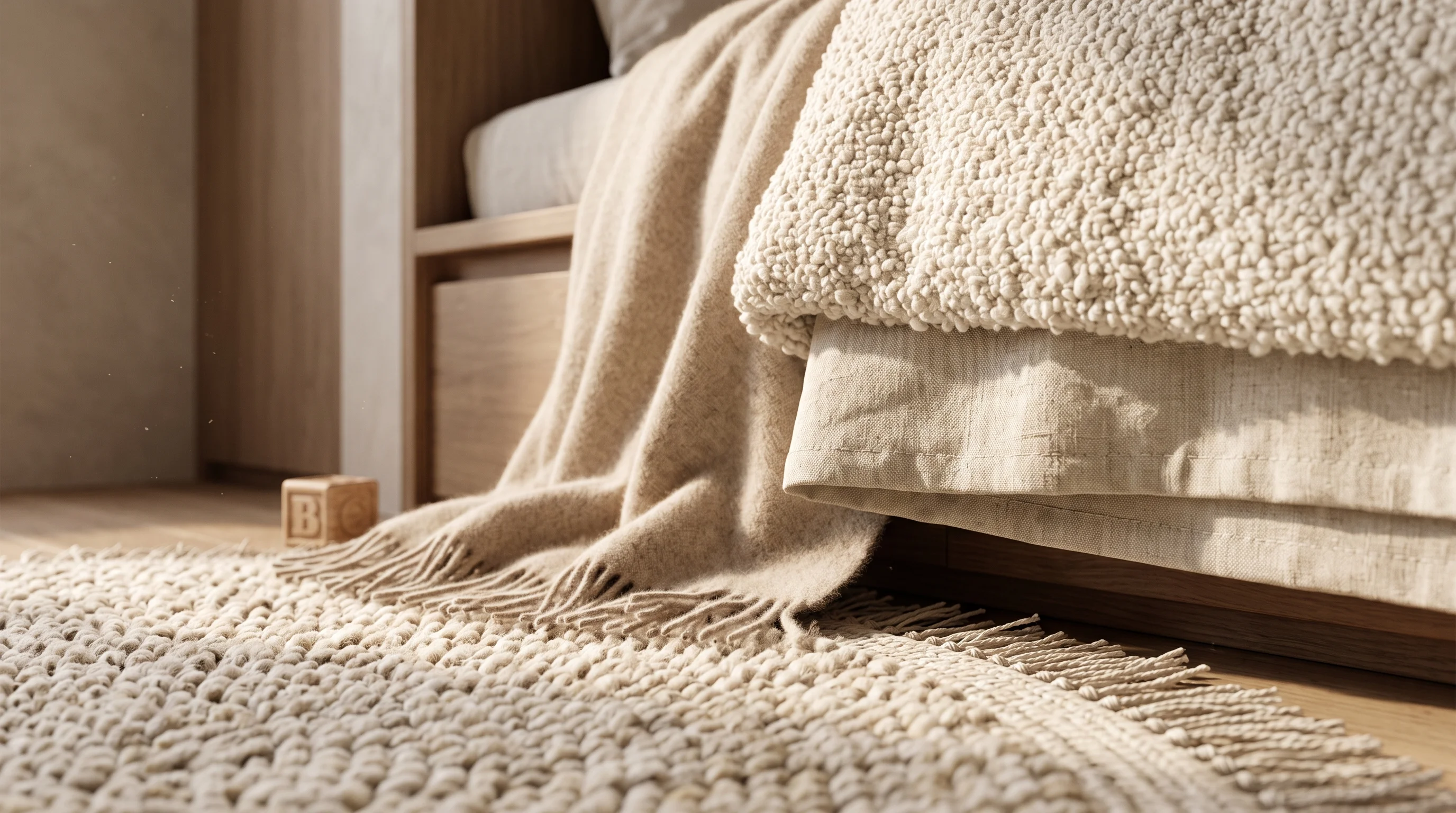 OEKO-TEX certified Belgian linen textiles and organic bouclé fabrics